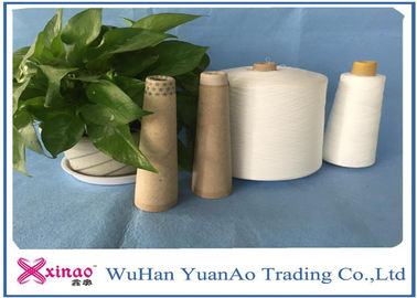 China De industriële Ring spon 100 Polyester Breiend Garen voor Kledingstuk, Optische Witte Kleur leverancier