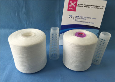 China 100% de polyester 20-jaren '60 sponnen Ruw Wit Garen/Wevende Draad op Plastic Buis leverancier