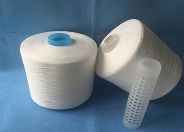 China De ring spon Ruw Wit Maagdelijk Polyestergaren 30s/3 1,2 Kg Plastic Kegel leverancier